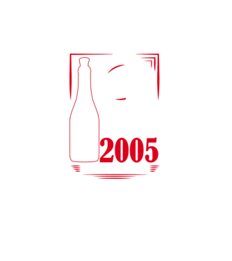 Un Vin Bun 2005 - Negru model turcoaz pe tricou