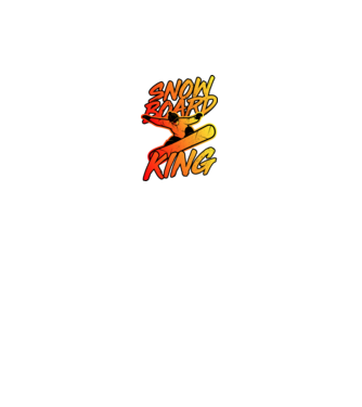 snowboard king model negru pe tricou