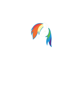 Rainbow Dash model gri pe tricou