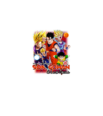 gohan dragonball model  pe tricou