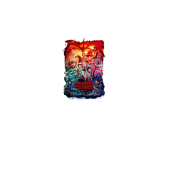 stranger things tribute poster2 model turcoaz pe tricou