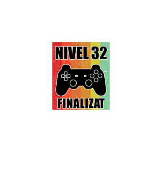 Nivel 32 finalizat model negru pe tricou