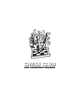 chess club model verde de măr pe tricou