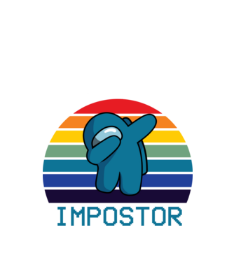 Impostor model negru pe tricou