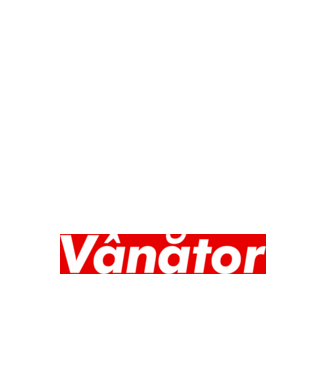 vânător model negru pe tricou