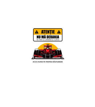Atenție model gri pe tricou