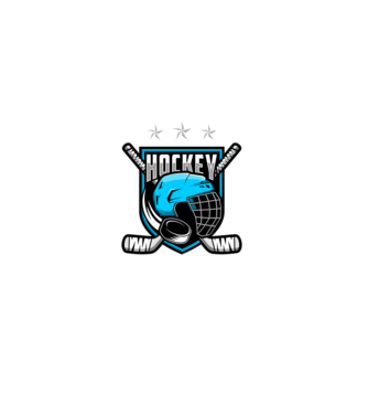 Hockey model negru pe tricou