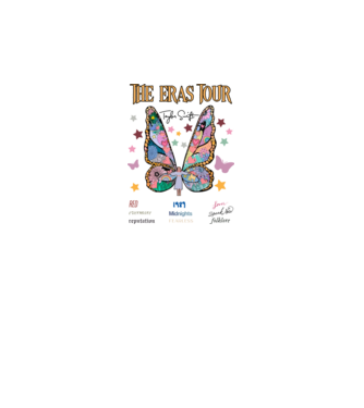 Taylor Swift eras fairy model alb pe tricou