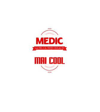 Sunt medic, la fel ca toți ceilalți, dar mult mai cool model negru pe tricou
