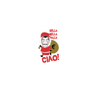 jingle bella christmas la casa de papel model albastru jeanși pe tricou