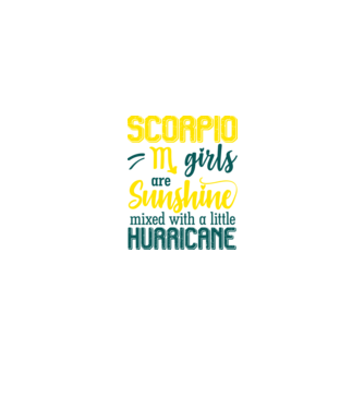 Sunshine with Hurricane SCORPIO model negru pe tricou