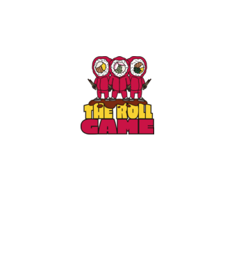 the roll game squid game model alb pe tricou