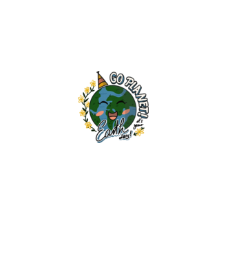 Go planet model alb pe tricou