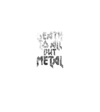 Death but metal model negru pe tricou