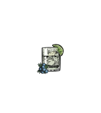 Let the fun be gin model negru pe tricou