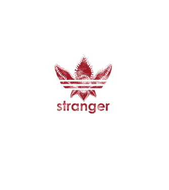 stranger things logo model negru pe tricou