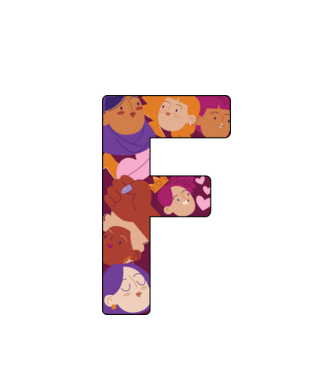 Feminism model alb pe tricou