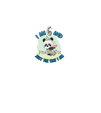 PANDASTIC 6 model alb pe tricou