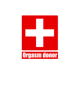 orgasm model negru pe tricou