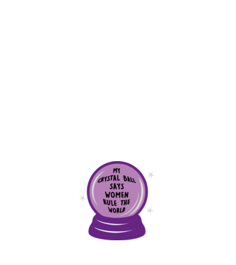 Women rule the world model alb pe tricou