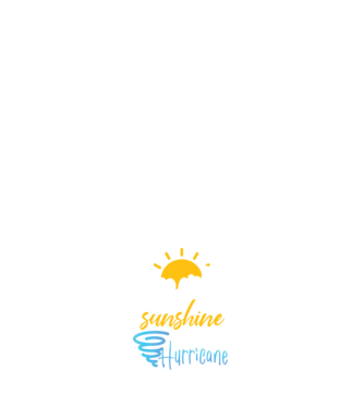 June Girls are Sunshine mixed with a little Hurricane model albastru închis pe tricou