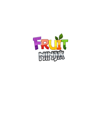 Fruit Ninja model alb pe tricou