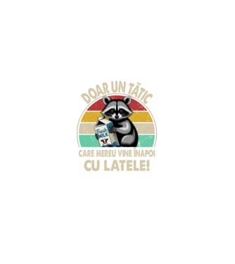 Retro Apa aki visszajött a tejjel RO model  pe tricou