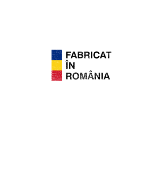 Fabricat în România model negru pe tricou