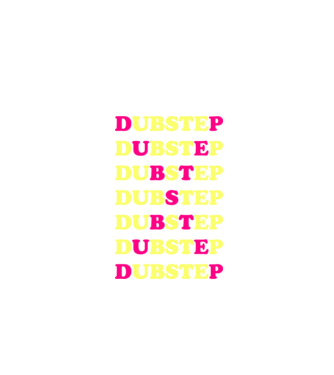 Dubstep model negru pe tricou