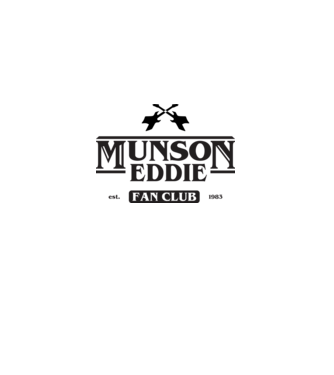 eddie munson fan club model alb pe tricou