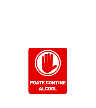 poate conține alcool model alb pe tricou