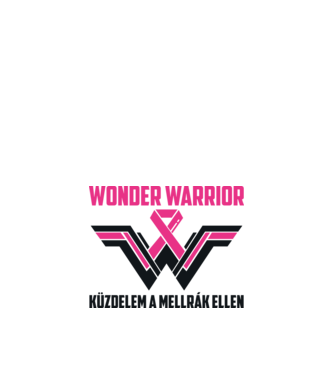 WONDER WARRIOR model alb pe tricou