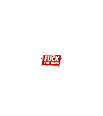 Fuck the king model negru pe tricou