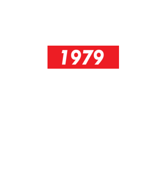 Supreme Birthday 1979 model negru pe tricou
