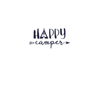 Camper tepee model alb pe tricou