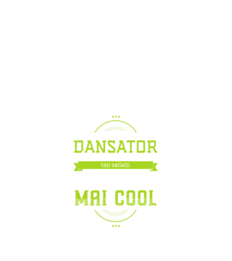 sunt dansator, la fel ca toți ceilalți, dar mult mai cool model negru pe tricou