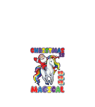 CHRISTMAS IS MAGICAL model negru pe tricou