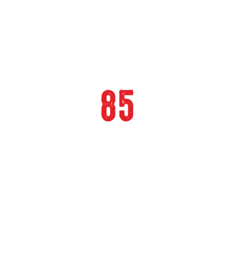 Purtătorul acestui tricou a împlinit: 85 de ani model negru pe tricou