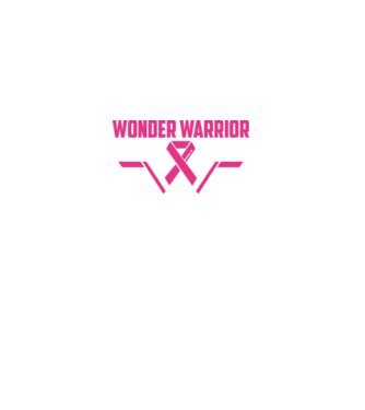 WONDER WARRIOR model negru pe tricou