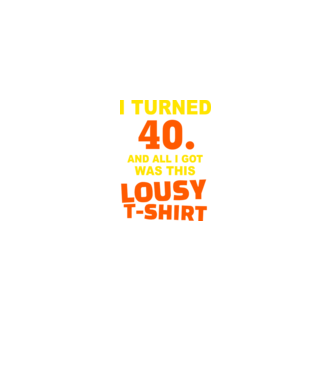 Lousy T-shirt 40 model negru pe tricou