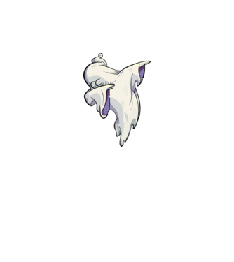 Dab ghost model negru pe tricou