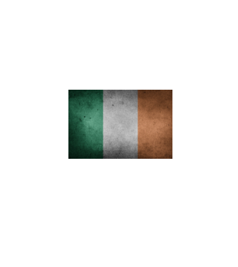 IRELAND model negru pe tricou