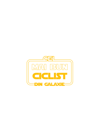 Cel mai bun ciclist din galaxie model negru pe tricou