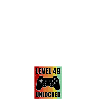 level 49 unlocked retro gamer model negru pe tricou