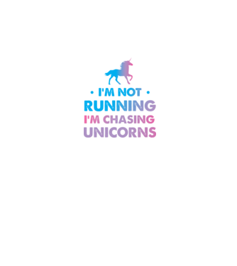 Unicorn Alergare model alb pe tricou