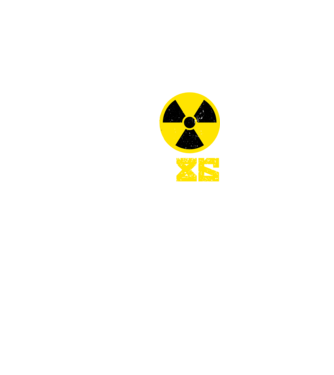 'Chernobyl ''86 3 culori' model negru pe tricou