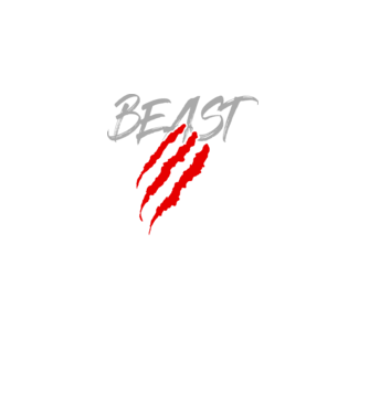 Beast model negru pe tricou