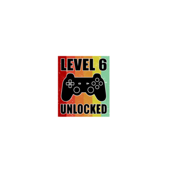 level 6 unlocked retro gamer model negru pe tricou