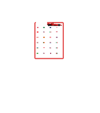 F1 calendar 2024 model turcoaz pe tricou