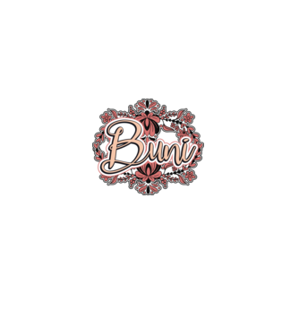 Buni model alb pe tricou